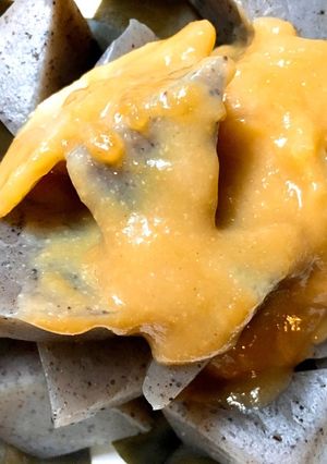 昆布煮こんにゃくの生姜入り甘味噌ダレ-レシピのメイン写真