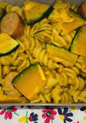 カボチャたっぷりパスタ-レシピのメイン写真