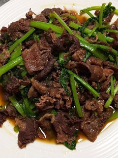 牛肉と小松菜の甘辛炒め-レシピのメイン写真