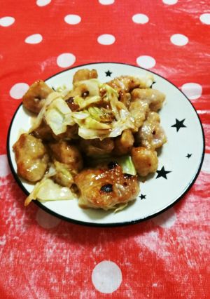 鶏肉とキャベツのマヨソース炒め♪-レシピのメイン写真