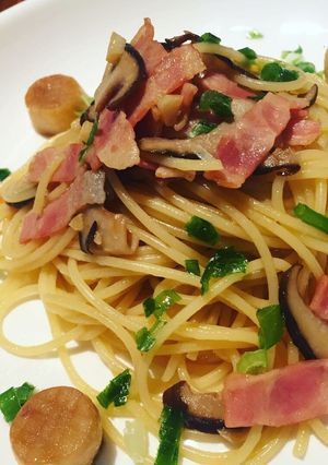 簡単！ベーコンとキノコの和風パスタ-レシピのメイン写真