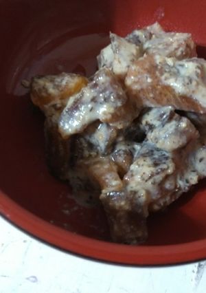 簡単！！秋にピッタリ!!柿の胡麻和え-レシピのメイン写真