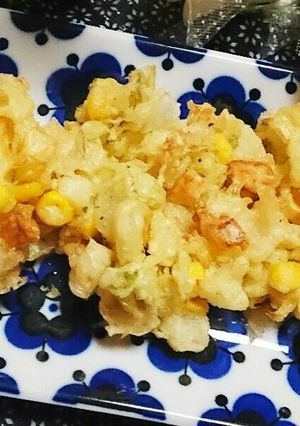 キャベツと竹輪のかき揚げ-レシピのメイン写真