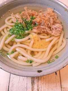 白だしで簡単♪肉うどん-レシピのメイン写真
