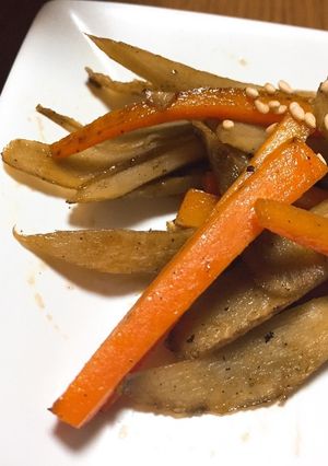 【簡単】【副菜】きんぴら-レシピのメイン写真