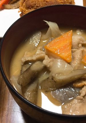 【美味】豚汁-レシピのメイン写真