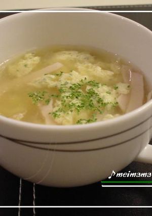 優しい味　フンワリ卵スープ-レシピのメイン写真
