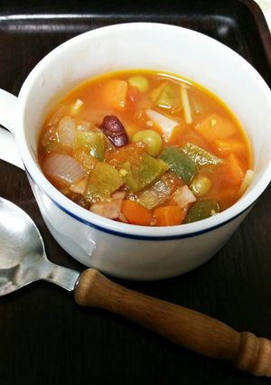 ほめられ酢のミネストローネ-レシピのメイン写真