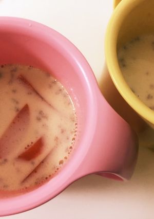 ひき肉と野菜の豆乳チーズスープ-レシピのメイン写真