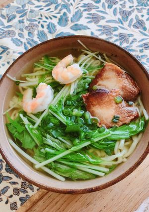 おいしすぎ。魚介出汁の塩ラーメン-レシピのメイン写真