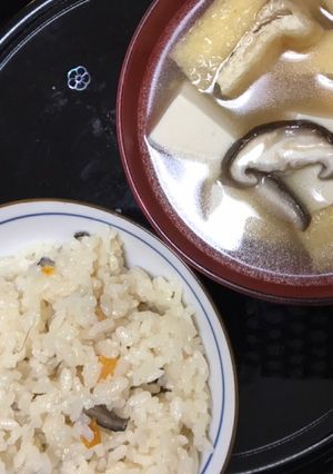 味噌汁(椎茸、京あげ、豆腐)☆-レシピのメイン写真