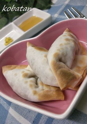 餃子の皮で簡単おつまみ（梅納豆）-レシピのメイン写真