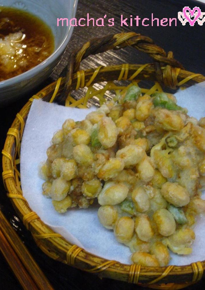 大豆と豚肉のかき揚げ-レシピのメイン写真