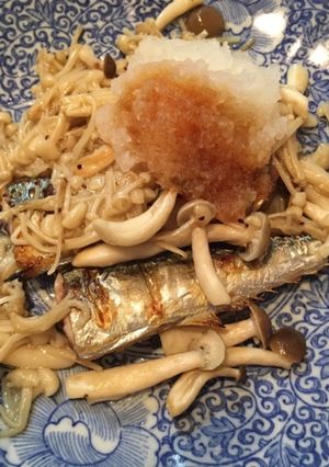 さんまの、きのこおろしポン酢-レシピのメイン写真