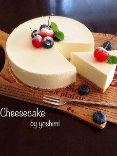 レアチーズケーキ♡-レシピのメイン写真