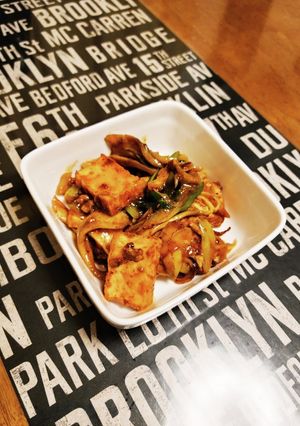 市販の素で舞茸と厚揚げの麻婆風-レシピのメイン写真