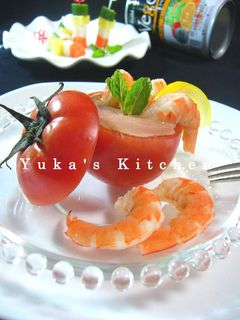 トマトシュリンプ❤カクテルソース添え-レシピのメイン写真