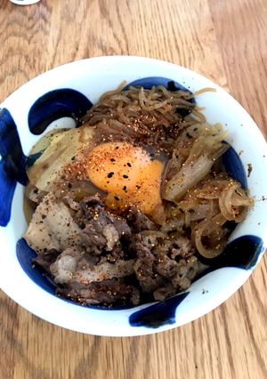 電子レンジで大人の牛丼-レシピのメイン写真