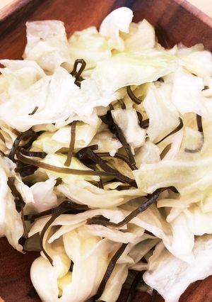 キャベツが美味しい 塩昆布 ごま油-レシピのメイン写真