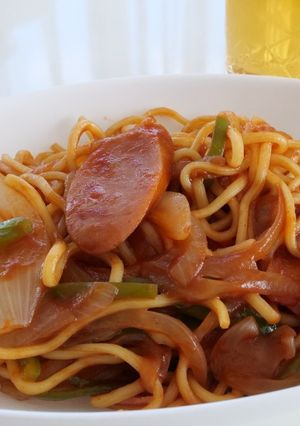 《再現飯》ナポリタン焼きそば-レシピのメイン写真