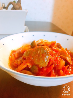 牛タン(orラム肉)のトマト煮込み-レシピのメイン写真