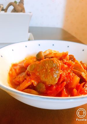 牛タン(orラム肉)のトマト煮込み-レシピのメイン写真