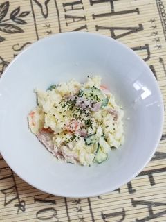 リンゴ入りなめらかポテトサラダ-レシピのメイン写真