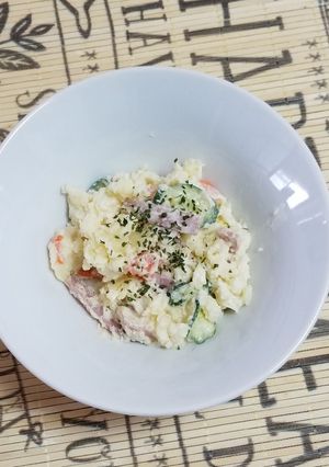 リンゴ入りなめらかポテトサラダ-レシピのメイン写真