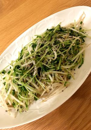 失敗しない!シャキシャキ豆苗もやし炒め-レシピのメイン写真