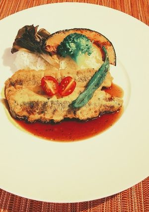 マイワシのミラノ風ご飯　ムニエルソース　-レシピのメイン写真