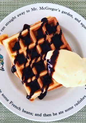 ホットケーキミックスでワッフル-レシピのメイン写真