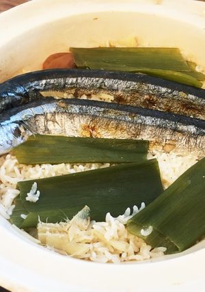 秋刀魚の土鍋ごはん-レシピのメイン写真