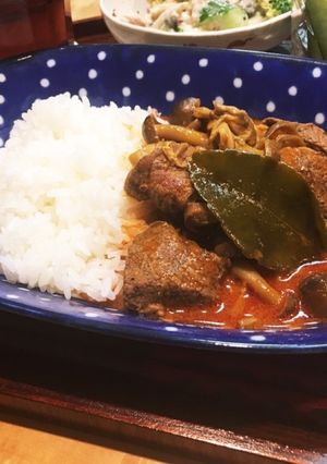 きのことラム肉のスパイシーカレー-レシピのメイン写真