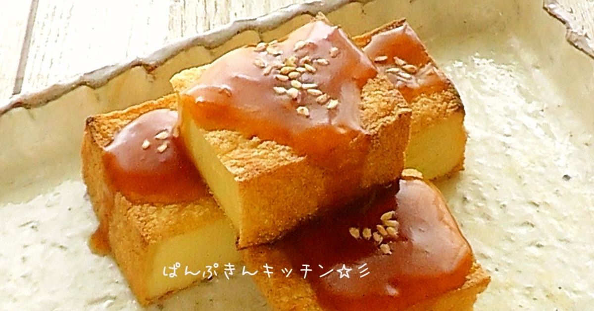 ちょいピり辛♪厚揚げの照り焼きソース by ぱんぷきんキッチン