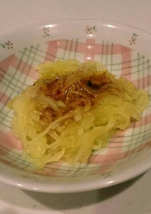 茹でたらあら不思議！なそうめんかぼちゃ-レシピのメイン写真