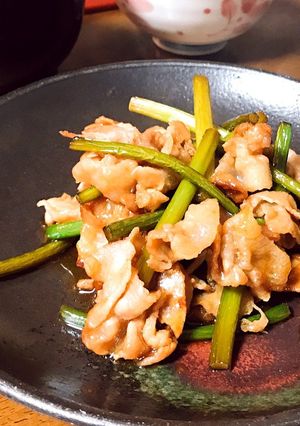 豚肉とニンニクの芽の炒め煮☆-レシピのメイン写真