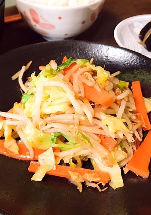カット野菜 と もやし の簡単野菜炒め☆-レシピのメイン写真