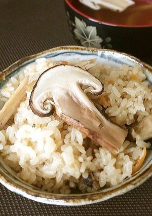 「松茸ご飯♪(甘醤油味)」-レシピのメイン写真