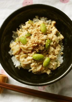 炒り豆腐丼♪-レシピのメイン写真