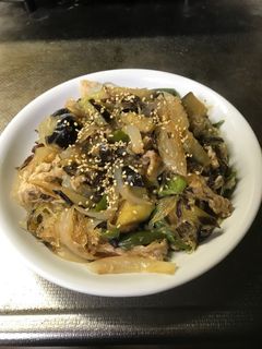 ナスとピーマンと春雨の炒め物-レシピのメイン写真
