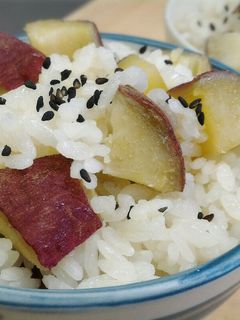 崩れにくい♪さつまいもご飯☆炊き込みご飯-レシピのメイン写真