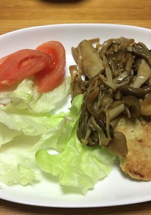 豆腐のハンバーグ キノコソース-レシピのメイン写真