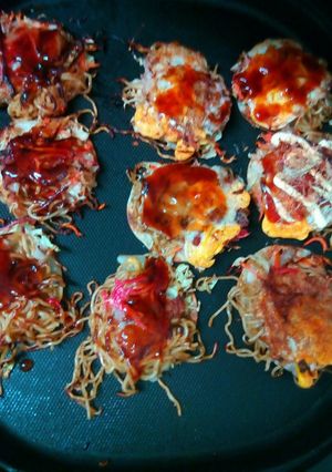 餃子の皮でプチ広島焼き-レシピのメイン写真