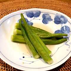 おくらの煮びたし（柚子胡椒風味）-レシピのメイン写真