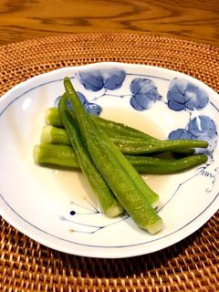 おくらの煮びたし(柚子胡椒風味)-レシピのメイン写真