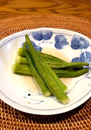おくらの煮びたし（柚子胡椒風味）-レシピのメイン写真