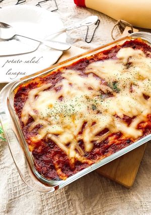 ポテサララザニア-レシピのメイン写真