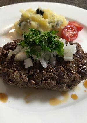 牛切り落とし肉で♡ハンバーグ-レシピのメイン写真
