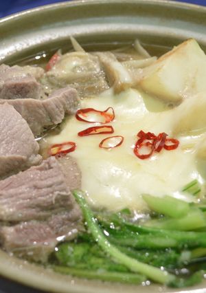 ラム肉の味噌チーズ鍋-レシピのメイン写真