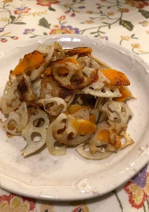 ワインにも!レンコンのチーズきんぴら-レシピのメイン写真